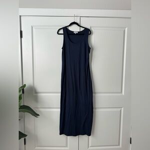 Michael Stars Navy Blue Maxi Dress Sz Large